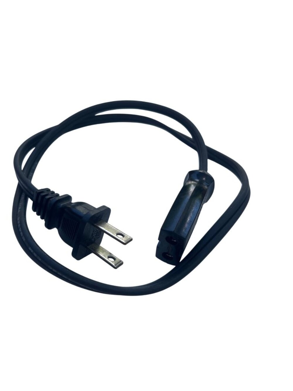 NT700AU Black Power Cord E130315 UL Listed 2-Prong Plug 5A 125V 30 Inch Length